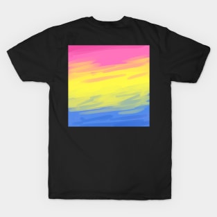 Painted Pansexual Pride Flag T-Shirt